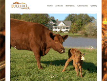 Tablet Screenshot of bullhillredangusranch.com